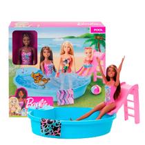 Boneca Barbie Festa Na Piscina Com Acessórios GHL92 - Mattel