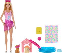 Boneca Barbie Festa Na Piscina Com Cachorrinhos Mattel Boneca Barbie Festa Na Piscina Com Cachorrinhos Mattel