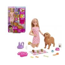 Boneca Barbie Filhotinhos Recém Nascidos - Mattel HCK75