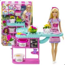 Boneca barbie florista com loja de flores Boneca barbie florista com loja de flores