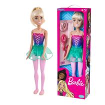 Boneca Barbie Gigante Bailarina 70 Cm C/acessórios - Pupee