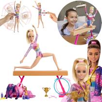 Boneca Barbie Ginasta Cenário E Acessórios Mattel Original