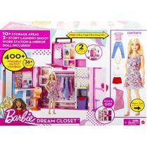 Boneca Barbie Guarda Roupa Dos Sonhos Hgx57 36 Peças