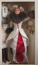 Boneca Barbie Holiday Memories 1995 - Vestido de Cetim Vermelho (30cm)