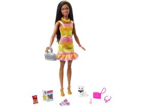 Boneca Barbie It Takes Two Brooklyn e Animal de - Estimação com Acessórios Mattel