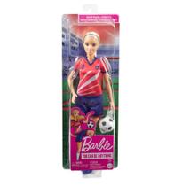 Boneca Barbie Jogadora de Futebol Camisa Vermelha Mattel Boneca Barbie Jogadora de Futebol Camisa Vermelha Mattel
