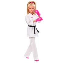 Boneca Barbie Karate - Jogos Olímpicos de Tóquio 2020 com Uniforme e Acessórios