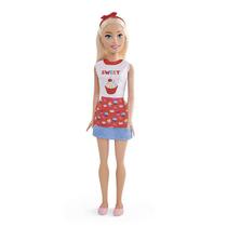 Boneca Barbie Large Profissões Confeiteira com Acessórios 1231 - Pupee