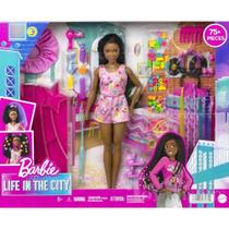 Boneca Barbie Life In The City Morena Mattel