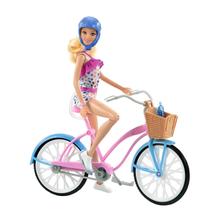 Boneca Barbie Loira Playset Passeio de Bicicleta - Mattel