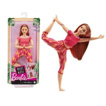 Boneca Barbie Made To Move Ruiva Articulada 3+ GXF07 Mattel