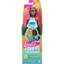 Boneca Barbie Malibu Aniversário 50 Anos Vestido Azul - Mattel