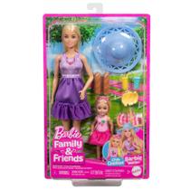 Boneca Barbie Malibu e Chelsea - Piquenique de Irmãs - Family and Friends - Mattel