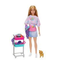Boneca barbie malibu estilista de cabelo - mattel hnk95