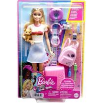 Boneca Barbie Malibu Viajante com Cachorrinho - Mattel