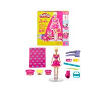 Boneca Barbie Massinha Modelar Play-Doh Babados e Laços Boneca Barbie Massinha Modelar Play-Doh Babados e Laços