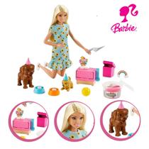 Boneca Barbie Matel Festa Do Filhote Com Lindo Cachorrinho