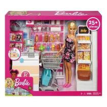 Boneca Barbie Mercado Supermercado de Luxo Original Mattel FRP01 Boneca Barbie Mercado Supermercado de Luxo Original Mattel FRP01
