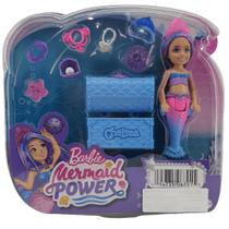 Boneca Barbie Mermaid Power Chelsea Sereia 3+ HHG57 Mattel