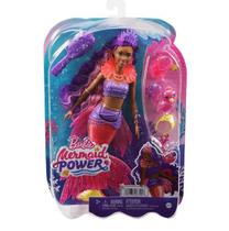 Boneca Barbie Mermaid Power Sereia com Acessórios - Brooklyn cabelo roxo - Mattel HHG53