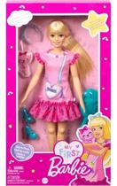 Boneca Barbie Minha Primeira Barbie Com Pet Gatinho Loira HLL18 Mattel Boneca Barbie Minha Primeira Barbie Com Pet Gatinho Loira HLL18 Mattel