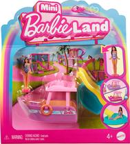 Boneca Barbie Mini BarbieLand com Veículo e Barco dos Sonhos