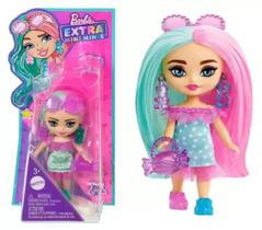Boneca Barbie Mini Extra Com Acessórios Mattel - HLN44