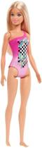 Boneca Barbie Moda Praia Loira Piscina Verão - Mattel