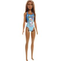 Boneca Barbie - Moda Praia - Maiô Azul - GHH38 - Mattel