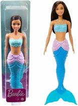 Boneca Barbie Morena Dreamtopia Sereia Básica Mattel