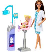 Boneca Barbie Morena Profissões Dentista e Acessórios HKT70 - Mattel (40882)