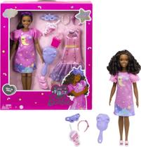 Boneca Barbie My First Barbie Preschool Brooklyn 34cm - Com Acessórios