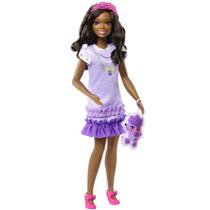 Boneca Barbie My First Saia Listrada Vestidos & Pets Puddle - Mattel