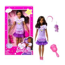 Boneca Barbie MyFirst Acessório Corpo Macio Negra Infantil