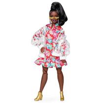 Boneca Barbie Negra Jaqueta De Vinil Bmr1959