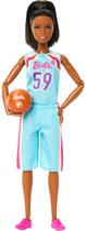 Boneca Barbie para jogadora de basquete Made to Move com acessórios Boneca Barbie para jogadora de basquete Made to Move com acessórios