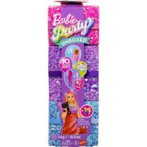 Boneca - Barbie - Party Unboxed Surpresa - Vestido Vermelho - MATTEL