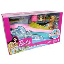 Boneca Barbie Passeio de Barco Com o Pet Mattel GRG30