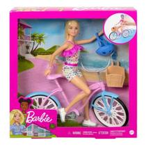 Boneca Barbie Passeio de Bicicleta com Acessórios e com boneca - MATTEL