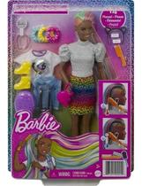 Boneca Barbie Penteado Arco Íris Oncinha Morena Grn80 Mattel