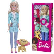 Boneca Barbie Pet Veterinária 70 Cm Com Som Articulada 1289