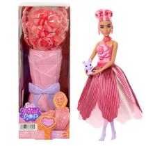 Boneca Barbie Petal Pop Buquê Floral Rosa Roxo e Vermelho com Acessórios - MATTEL Boneca Barbie Petal Pop Buquê Floral Rosa Roxo e Vermelho com Acessórios - MATTEL