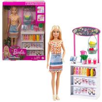 Boneca Barbie Playset Bar de Vitaminas 3+ GRN75 Mattel