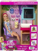 Boneca Barbie Playset Máscara Brilhante Dia de Spa Mattel