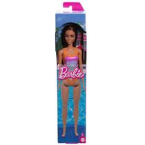 Boneca - Barbie - Praia com Maio Laranja MATTEL