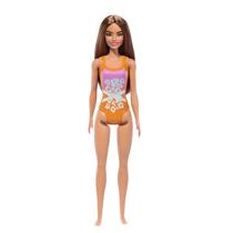Boneca Barbie Praia com Maiô Rosa DWJ99 HXX50 - Mattel