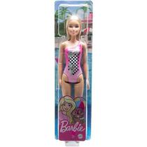 Boneca Barbie Praia Maio Rosa Mattel DWJ99