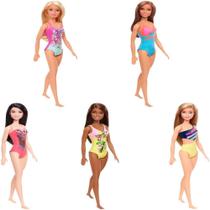 Boneca barbie praia surpresa sortida dwj99 - Mattel