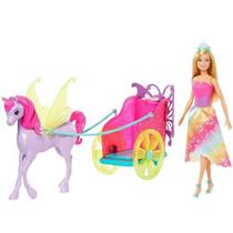 Boneca Barbie Princesa Dreamtopia com Carruagem - Mattel