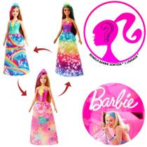 Boneca Barbie Princesa Dreamtopia Com Vestido E Coroa Mattel